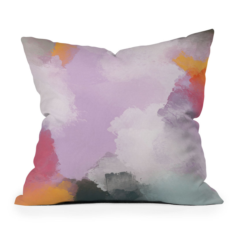  Coussin décoratif intérieur / extérieur en polyester, 16 po x 16 po