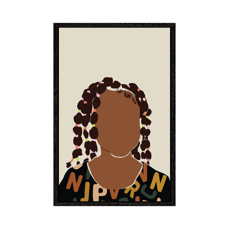 Black Girl Magic - Print on Canvas, Black Framed, 152.5 cm H x 101.5 cm W