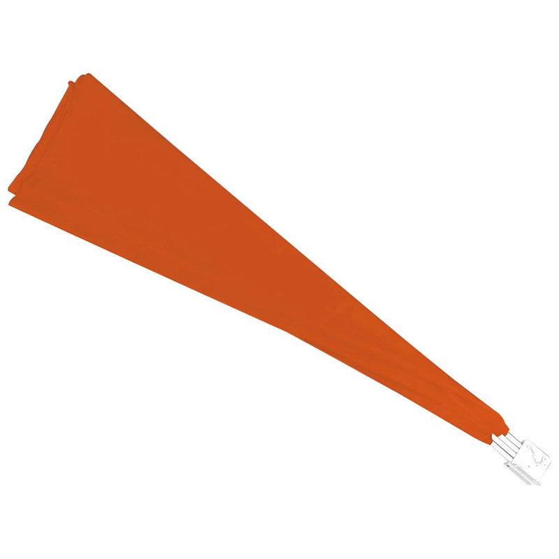 Dakota Fields 140cm W x 140cm D Polyester Cover Retractable, Orange
