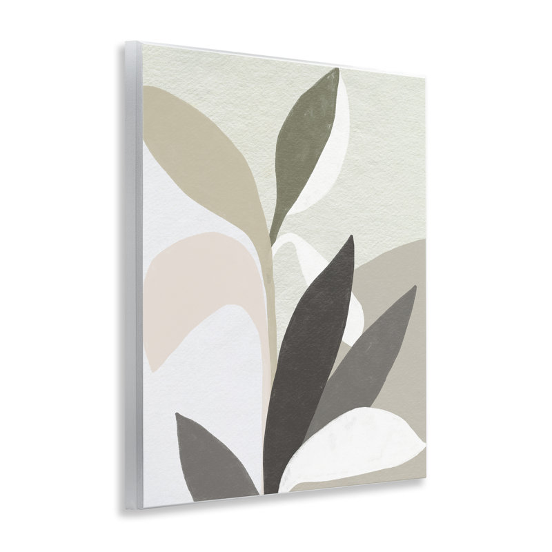 Plaque murale organique en forme de feuille douce, design par June Erica Vess