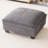 141.5'' U-Shaped Upholstered Sofas with Movable Ottoman-1190076565