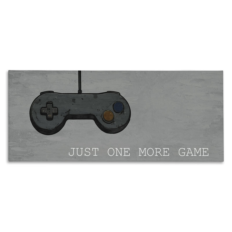 Just Just More Rustic Gaming Canvas, design par Kim Allen, H 10 po x l 24 po