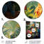 «Red Parrot Jungle Paradise II» - art mural en métal-1154354216