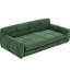 Lit confortable pour animaux de compagnie pour grands et grands chiens, lin olive avec dossiers-18312368-18312371