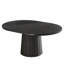 Élégante table de bureau ovale