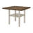 Skalski Counter Height Dining Set with Drop Leaf in Brown and Cream-627382214