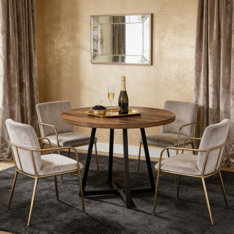 Table de bienvenue élégante, table de salle à manger, table de salle à manger