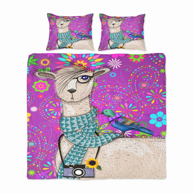 Polyester Duvet Cover, Twin Duvet Cover + 1 Standard Sham