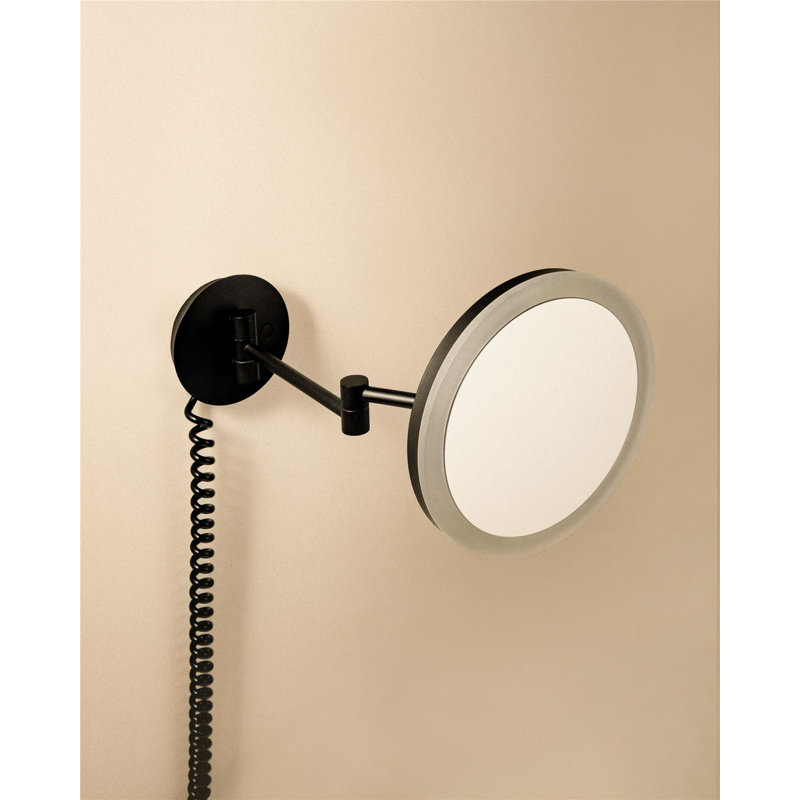 Dearran Concave Mirror, Matte Black
