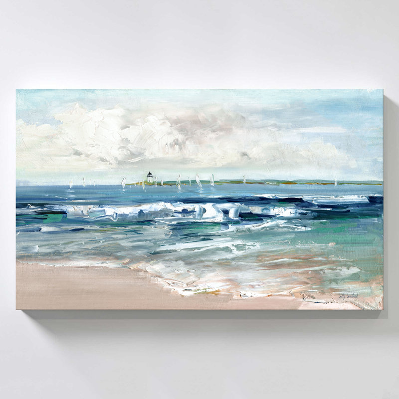 "Summer Sails" by Sally Swatland Print on Canvas, 28" H x 48" W x  1.5" D