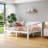 Solid Wood Full Size Sleeper Daybed Frame, White-toned Dual-Use for Bedroom and Living Room-1684478004-1684478005