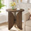 Table de bout ronde en bois