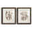 Papier, cadre noyer