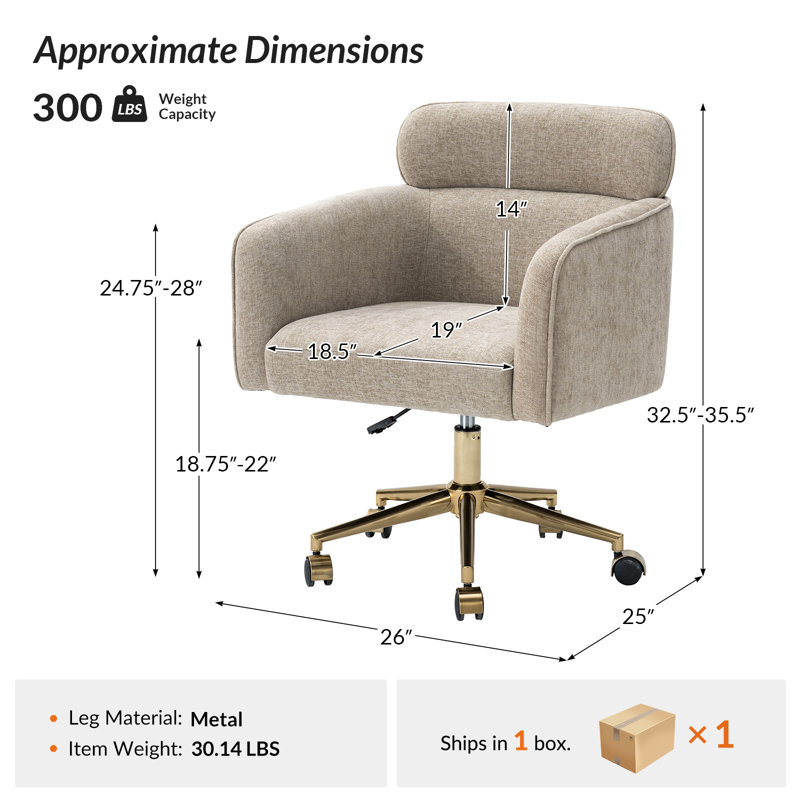 Chaise de bureau Modern Tarn, Gruau, Gruau