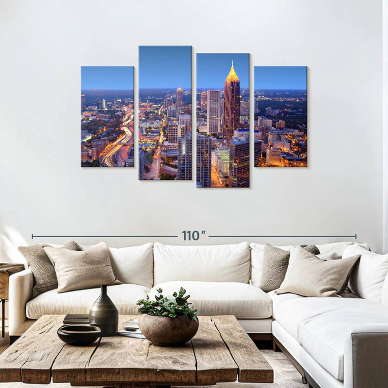 Sirci Atlanta Nightscape, H 48 po x l 75 po