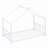 Twin Size Metal House Platform Bed