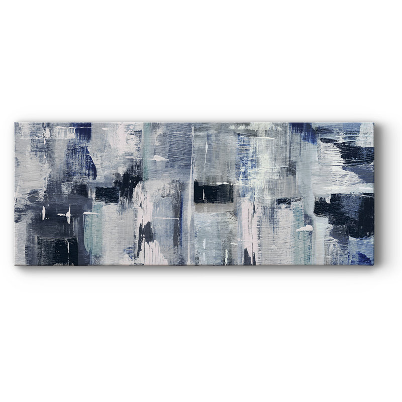 Montagnes printanières - Toile tendue avec châssis, H 24 po x l 60 po x P 1,5 po