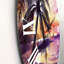 Rose et mauve Palm Beach Sunset - horloge murale nautique et côtière-60282058