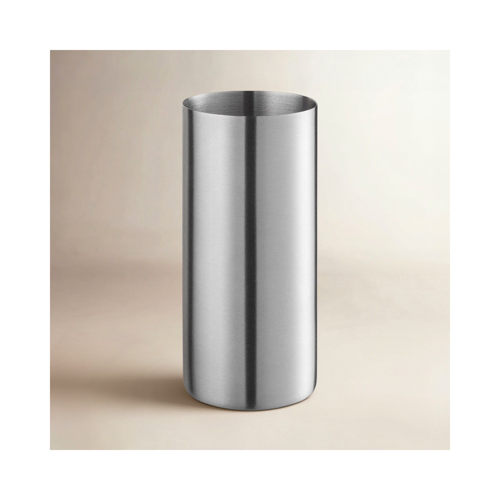 MODO Bathroom Tumbler / Toothbrush Holder, Brushed Stainless Steel