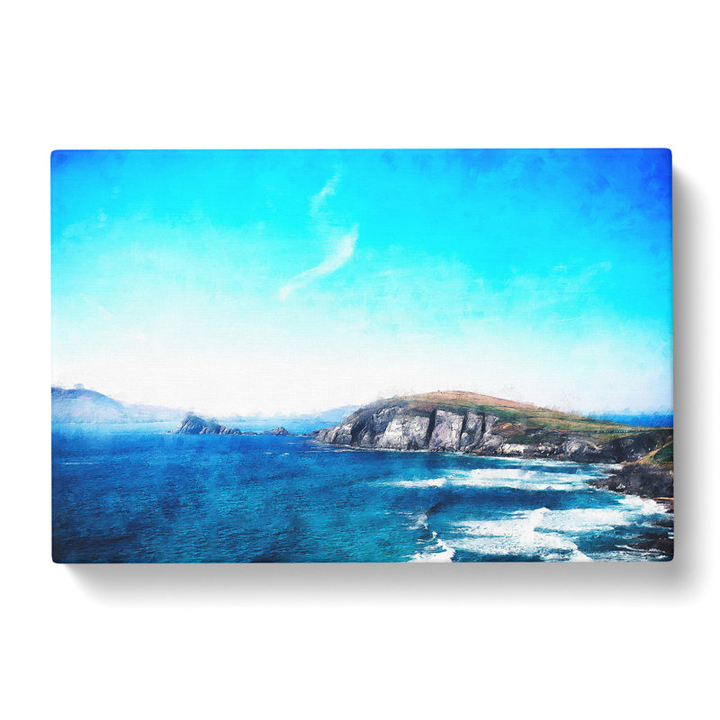 The Dingle Peninsula in Ireland - Wrapped Canvas Painting Print, 45cm H x 76cm W x 4cm D