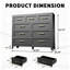 Commode 9 tiroirs 52 po 52 po