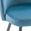 Chaise d'appoint en velours Steller-740009219