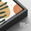 Mid-Century, cercles pastels, plantes, formes abstraites, art moderne, décoration murale bohème, 2 pièces-98109352-98109354