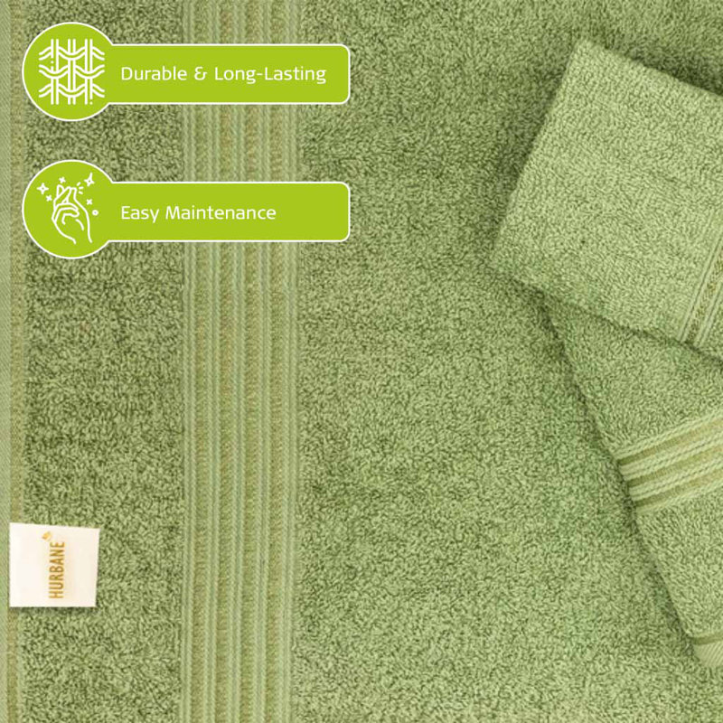 Ensemble de serviettes de bain 100% coton naturel ultra moelleux et absorbant 550 pièces 550 Series - Séchage rapide, hypoallergénique, lavable à la machine