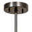 1 - Light Craftsman Brown Geometric Pendant