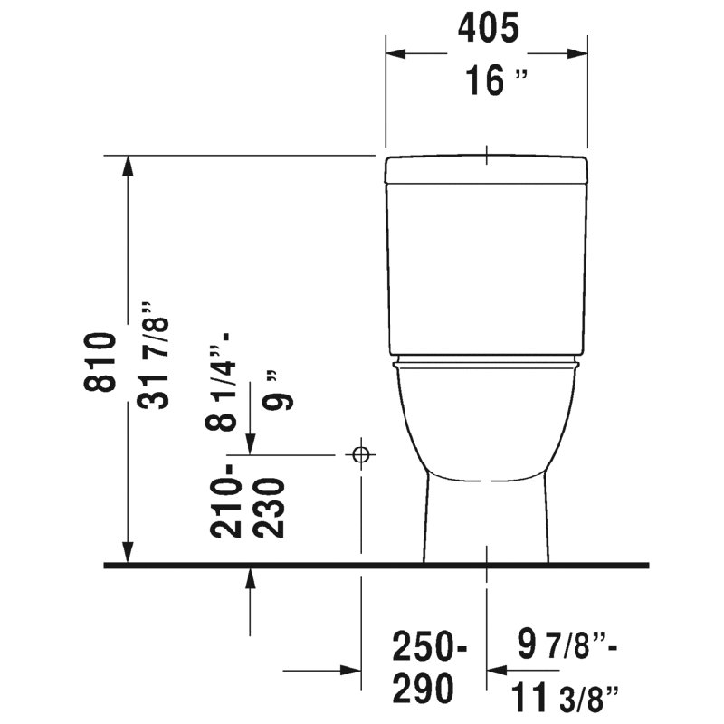 Cuvette de toilette Darling New