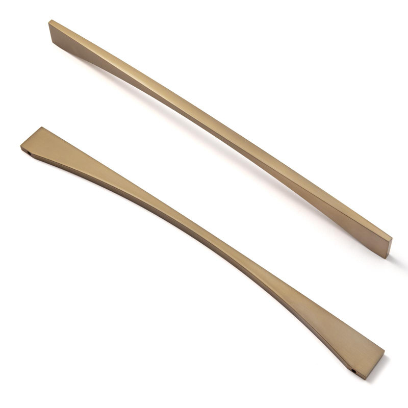 Poignées barres, Laiton brossé, 12 9/16"