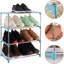 Petite étagère à chaussures empilable à 4 niveaux, étagère de rangement légère pour vestibule, couloir et garde-robe-1847498919-1847498937