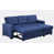 Navy Blue Cotton Blend