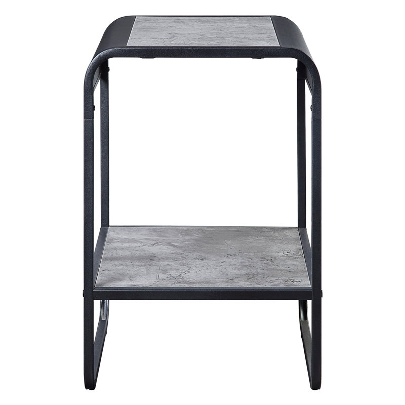 Table de bout traîneau, H 21,5 po x l 16,5 po x P 18,5 po