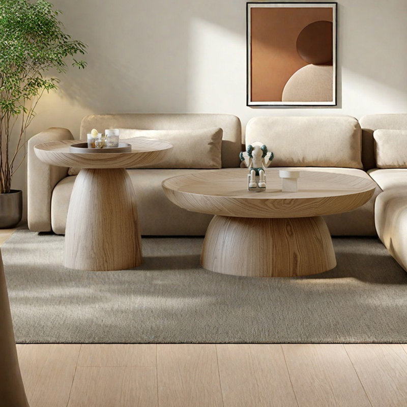 Table basse luxueuse Log Wind, H 11,81 po x L 31,49 po x l 31,49 po