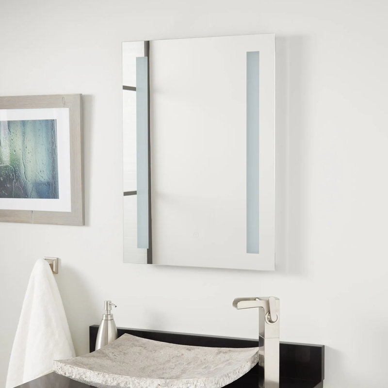 Curie Motion Sensing Lighted Bathroom Vanity Mirror with Tunable LED, 27.5" x 20"