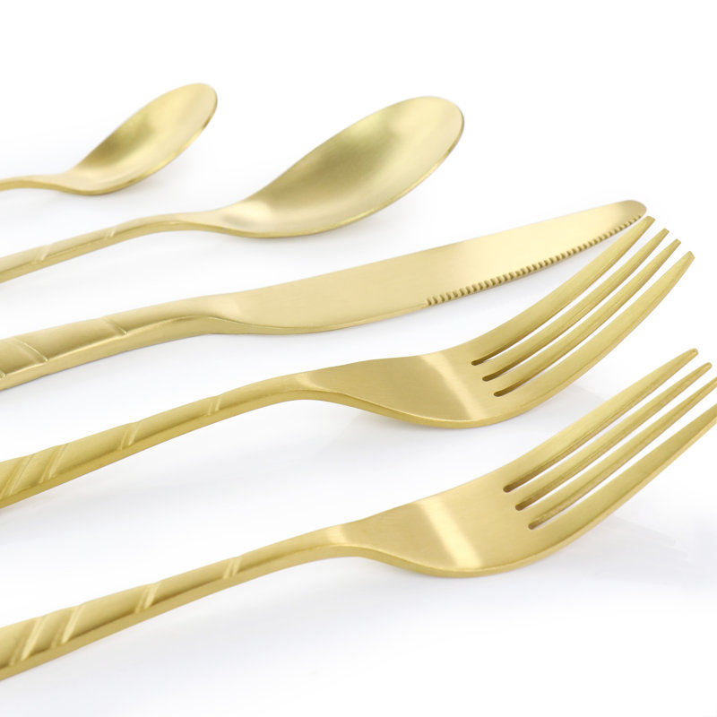 MegaChef Stainless Steel Flatware Set - Service for 4