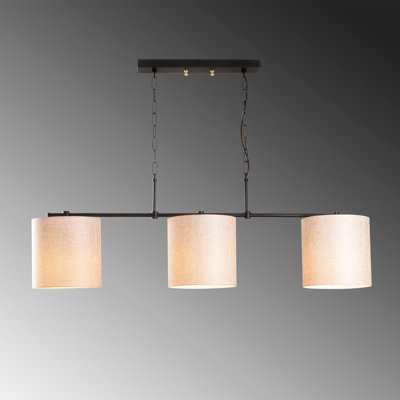 3 - Light Black Kitchen Island Pendant