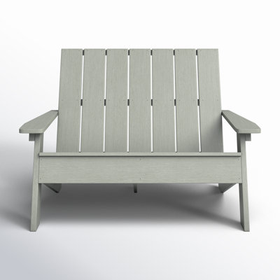Byrnes Recycled Plastic Double Adirondack Loveseat