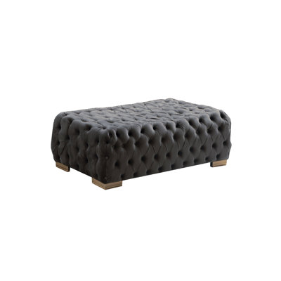 Graple Velvet Ottoman
