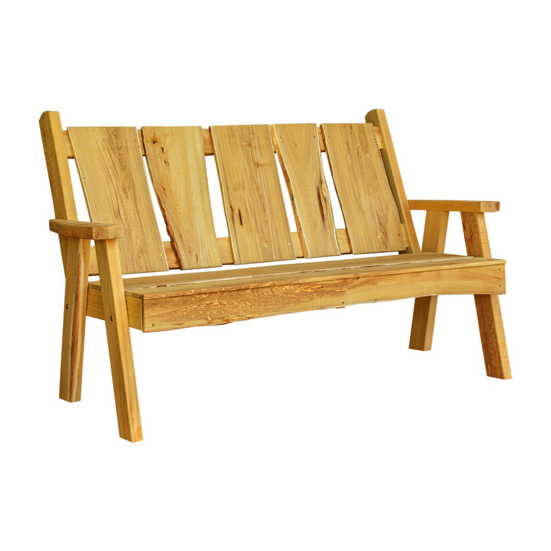 Banc de jardin en bois Lucille Timberland, Teinture naturelle
