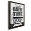 «Bath Time», art textuel sur toile-453051486-453051481