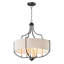 Lustre tambour 8 lumières unique Galles