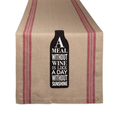 Pudalov Wine and Sunshine Table Runner