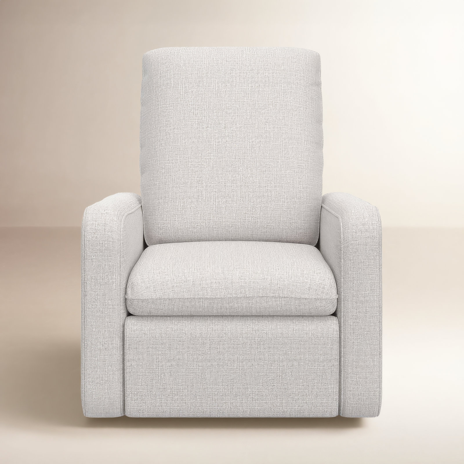 Teddi Swivel Nursery Chair, Steel Basketweave