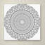 « hearts mandala’ahrens », impression sur toile tendue-19427198