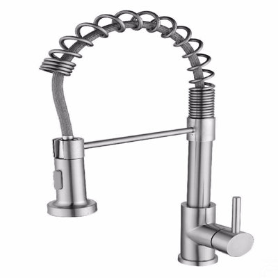 Robinet d'évier de cuisine à poignée simple