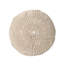 Pouf rond en coton Bordeaux