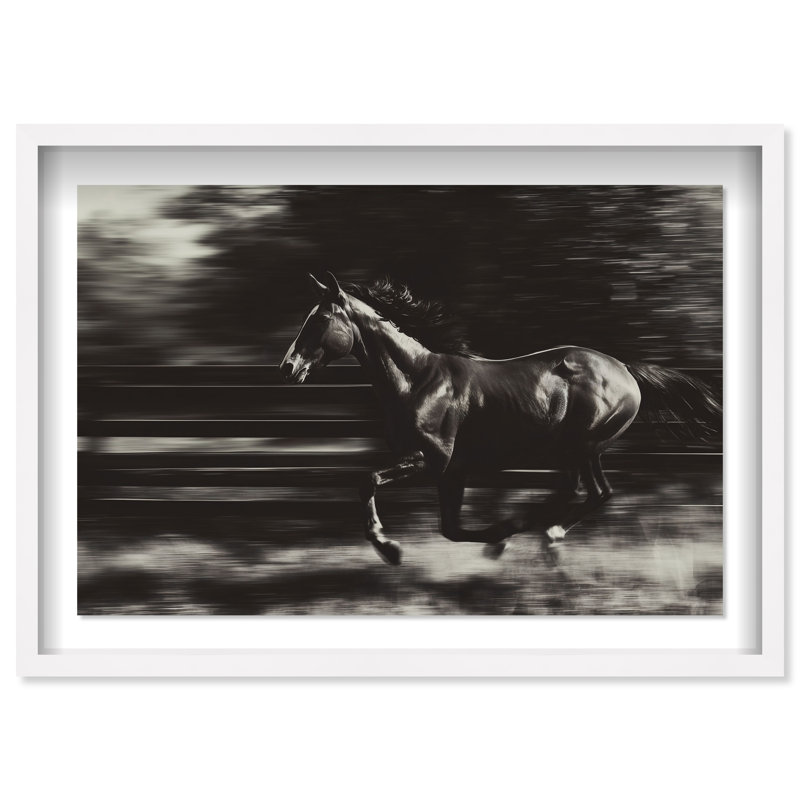 Velocity Unbound Print by Oliver Gal, 55.5"H x 37.5"W, White Shadowbox