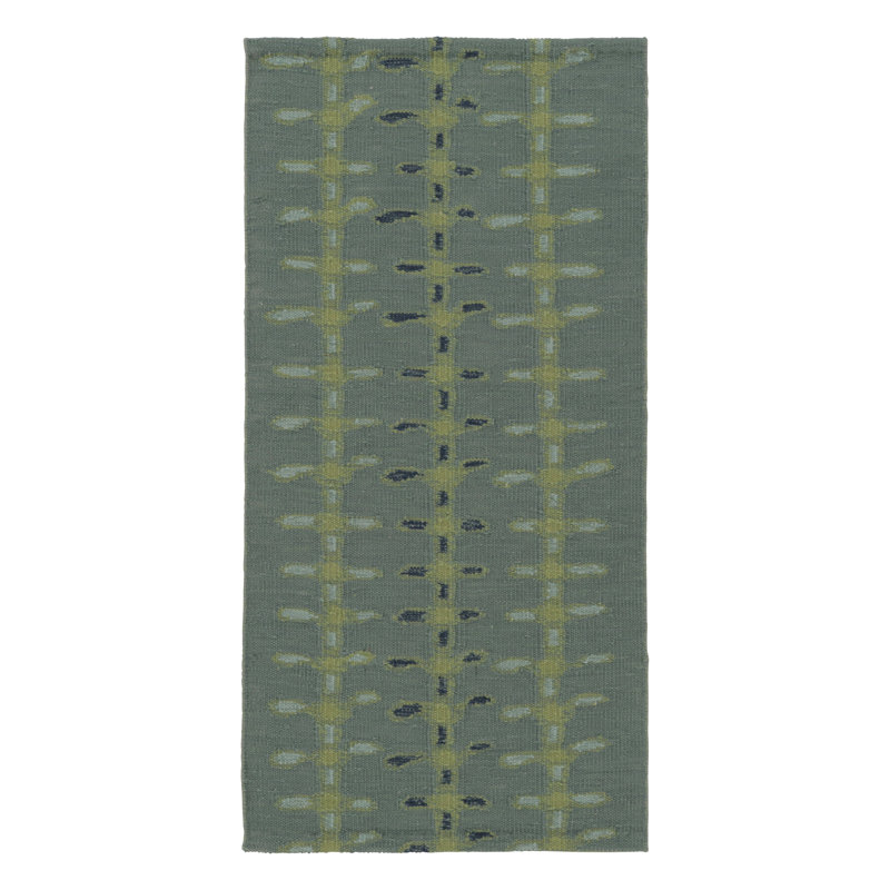 Wool Geometric Area Rug, Rectangle 5' x 7'